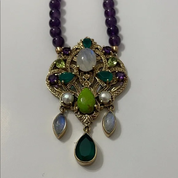 Nicky Butler “Raj Collection” Beaded Necklace - Picture 8 of 12